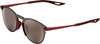 100percent Brille Legere Round Soft Tact Crimson-HiPER Silver Mirror Lens