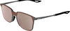 100percent Brille Legere Square Soft Tact Cool Gray - HiPER Crimson Silver Mirror Lens
