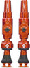 Muc-Off Schlauchlose Ventile Big Bore Lite 60mm Orange